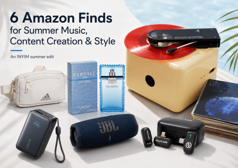 6 Amazon Finds for Summer Music, Content Creation and Style