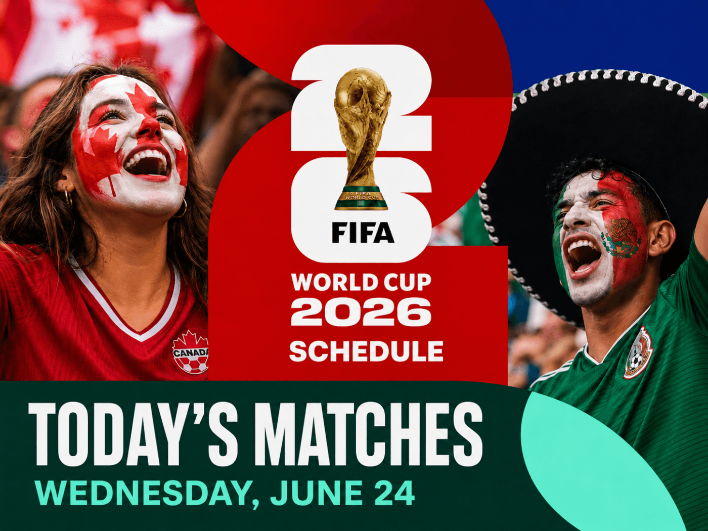 World Cup 2026 Schedule Today: June 24 Matches