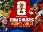 FIFA World Cup 2026 today’s match graphic for Sunday, June 28 featuring South Africa vs Canada in the Round of 32