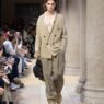 Giorgio Armani Spring Summer 2027 menswear look from Leo Dell’Orco’s Milan Fashion Week collection.