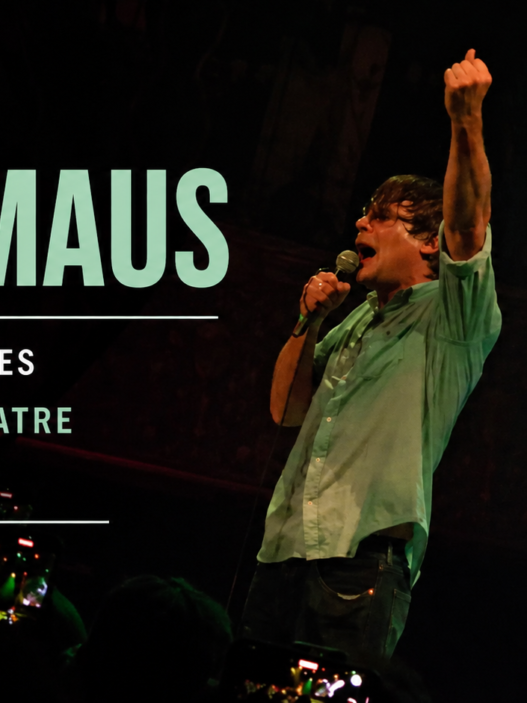 John Maus performs live at The Belasco Theatre in Los Angeles during his Later Than You Think tour cycle on October 22, 2025.