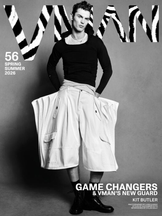 Kit Butler photographed by Luigi and Iango for VMAN Spring Summer 2026
