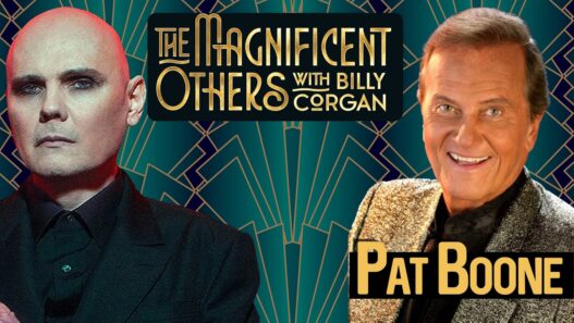 Pat Boone discussing seven decades of music history with Billy Corgan on The Magnificent Others