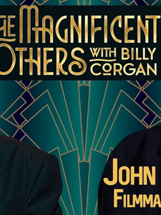 Billy Corgan interviewing filmmaker and composer John Carpenter on The Magnificent Others podcast.