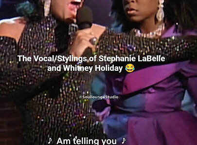 Tichina Arnold and Tisha Campbell perform diva parody vocals as Pam and Gina on Martin.