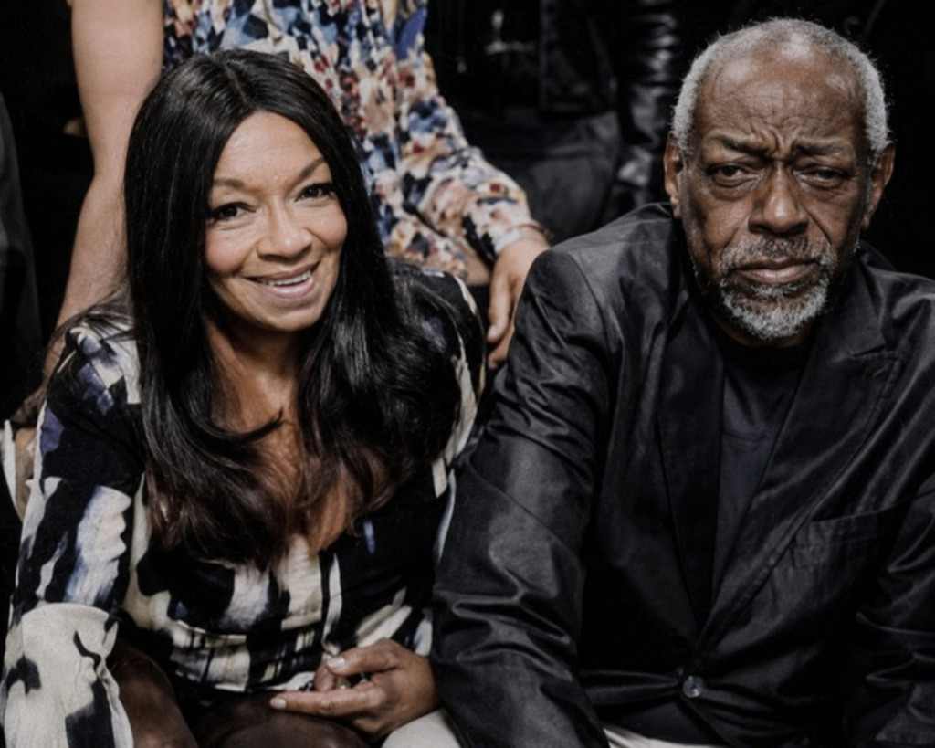 Christine Wiltshire and Patrick Adams seated together in a restored candid photo for an INYIM Media tribute story.