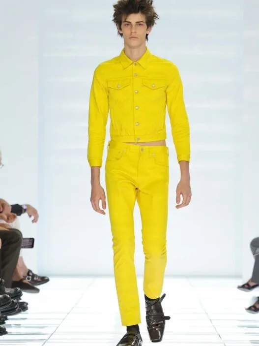 Prada Spring/Summer 2027 menswear look from the CLARITY collection.