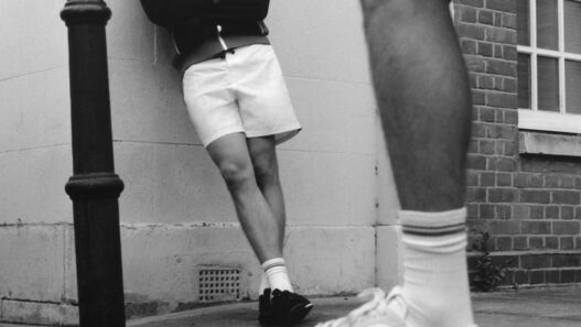 Joshua Boniface and Tom Meacock wearing Zara FIFA Classics photographed by Samuel Bradley