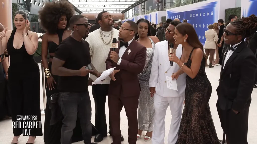 Ray J arriving during BET Awards 2026 red carpet live coverage