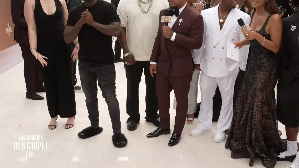 Ray J during BET Awards 2026 red carpet livestream