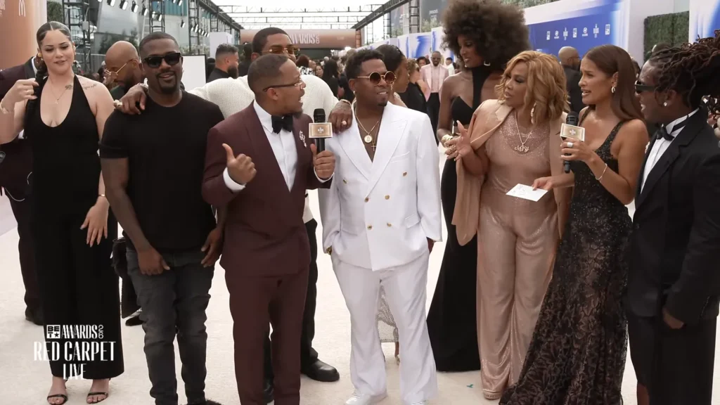 Ray J speaking on the BET Awards 2026 red carpet stream