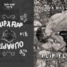 Cover artwork for the double-sided “FLIP FLOP” zine by Slava Mogutin and Oli Raptor