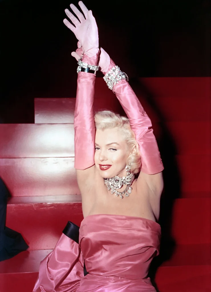 Marilyn Monroe’s legendary pink dress from Gentlemen Prefer Blondes displayed for preservation