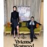Model wears layered Vivienne Westwood Fall Winter 2026 fashion inside the ornate Belloni showroom in Italy