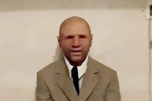 Masked man known as Alexander Smith appears in a viral time-traveler interview claiming he visited the year 2118.