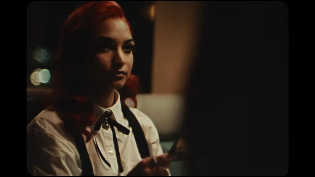 Ambar Lucid inside the psychedelic visual world of the Get Lost In The Music official video