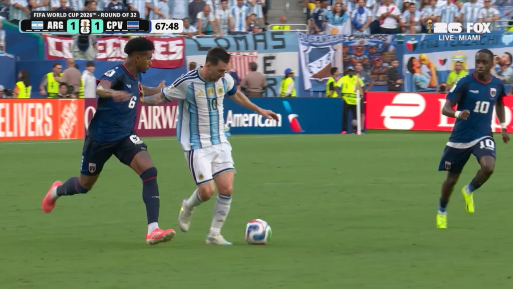 Argentina vs. Cape Verde Round of 32 action from the FIFA World Cup 2026 highlights.