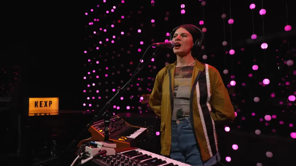 Automatic plays mq9 during its live KEXP studio performance
