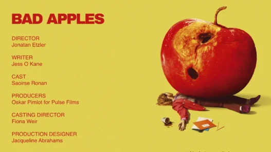 Saoirse Ronan looks overwhelmed inside a primary school classroom in the dark comedy thriller Bad Apples