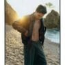 British model Max Knott poses in L’échappée belle for Numéro Homme, photographed by James Harvey-Kelly.