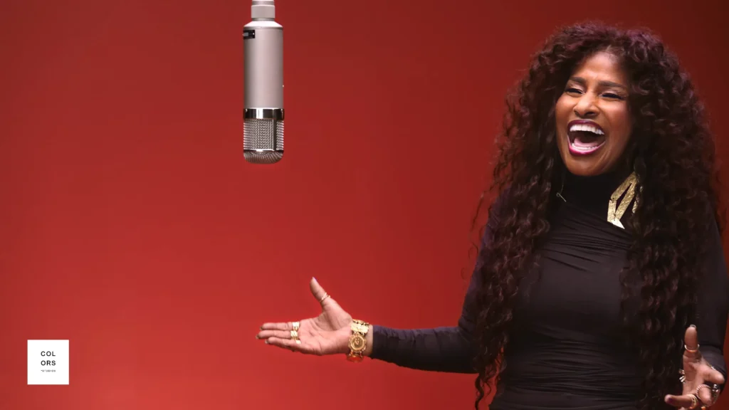 Chaka Khan bringing vocal power to the final section of Through the Fire