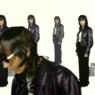 Chloé Caillet appearing in layered duplicate images against a green background in the “Bad Bara” music video
