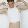 Fresh Faced Model Collen Hyago posing for photographer Naur Cavalcante
