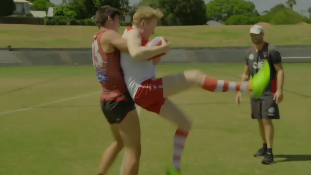 Conan O’Brien is shown in a scene from the Conan Without Borders Australia episode.