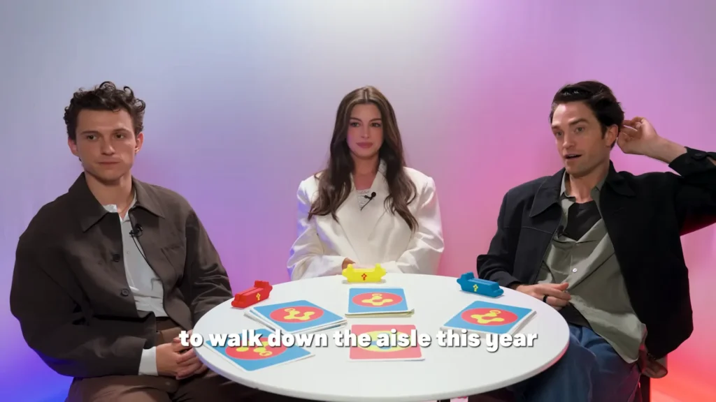 Matt Damon, Zendaya and The Odyssey cast react to a clue in the MTV UK game