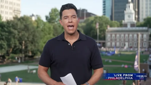 Tom Llamas anchors NBC Nightly News on July 3, covering extreme heat during America’s 250th and Taylor Swift wedding coverage.