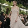 Model walking in Dior’s Fall Winter 2026–2027 Haute Couture show by Jonathan Anderson.