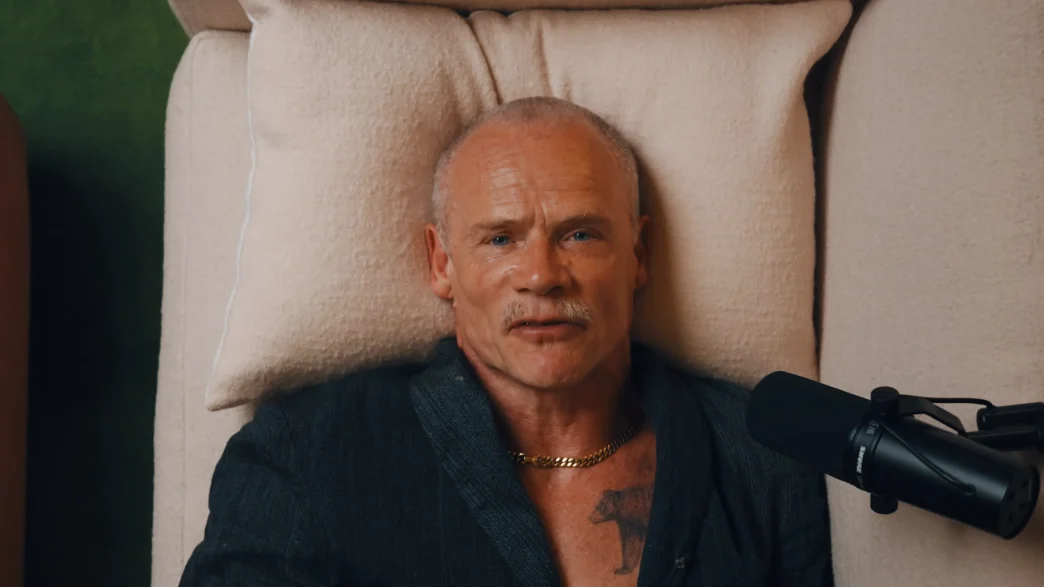 Flea appears on Fashion Neurosis with Bella Freud to discuss hair identity masculinity and tenderness