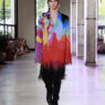 Model wears a sparkly beaded Germanier Fall/Winter 2026 couture look from Les Sulfureuses.