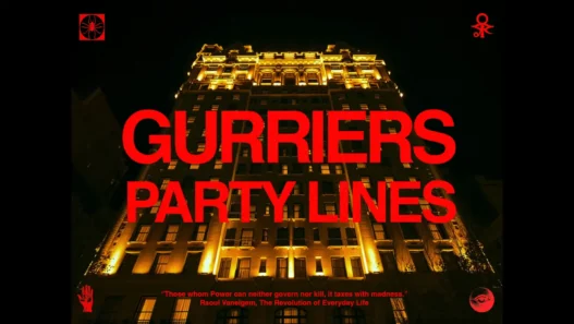 Gurriers Party Lines official video still featuring the Dublin band’s new single