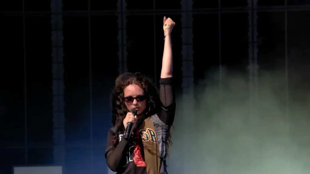 JADE and her dancers performing live at Pinkpop in Landgraaf