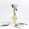 Dior Les Récoltes Majeures Le Muguet making-of video shows handmade leather lily-of-the-valley craftsmanship for the luxury perfume creation.