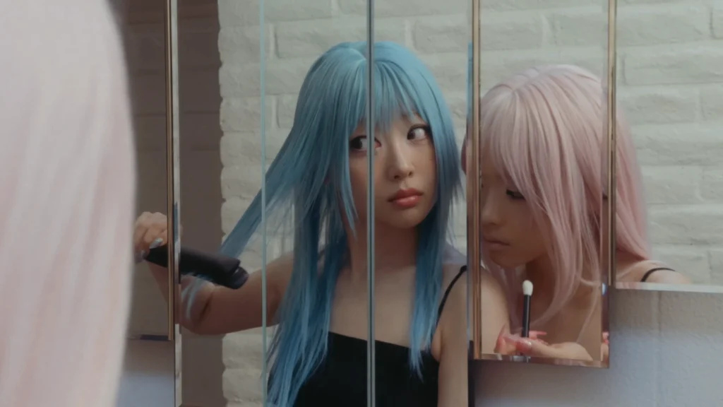 A scene from Lexie Liu and Yves’ POP GIRL official music video