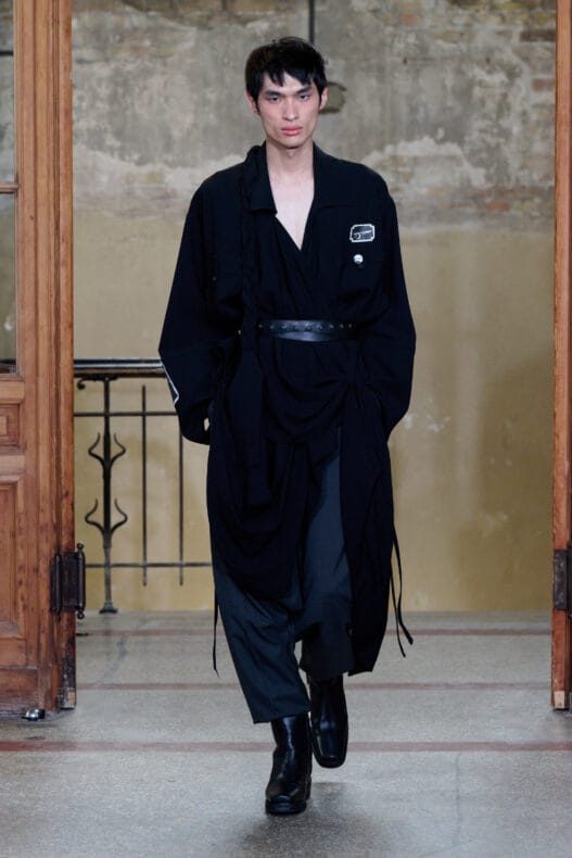 Milk of Lime Spring/Summer 2027 Ashes runway look photographed by James Cochrane for BFW PRESS