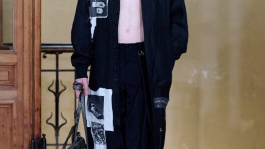 Milk of Lime Spring/Summer 2027 Ashes runway look photographed by James Cochrane for BFW PRESS