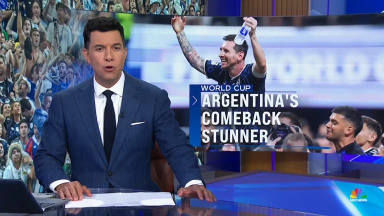 Tom Llamas Covers Wildfire Smoke and Argentina’s Win