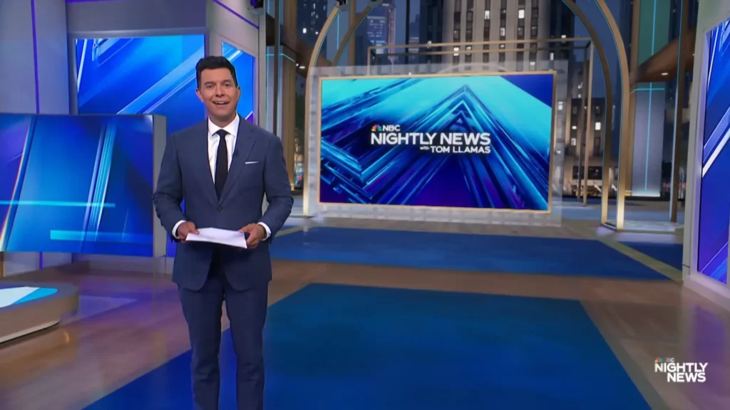 Scene from the closing stories of NBC Nightly News on July 15, 2026