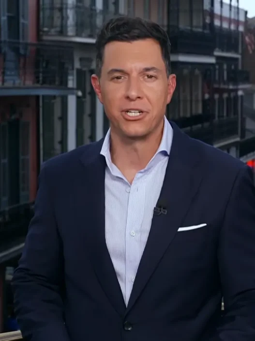 Tom Llamas anchoring the July 23 edition of NBC Nightly News