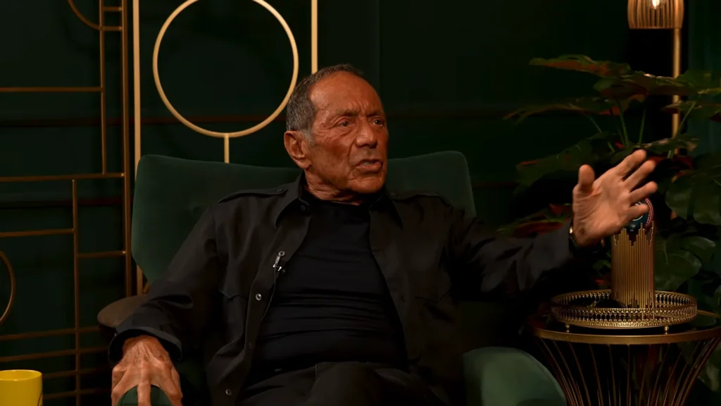 Paul Anka reflecting on his music career during Billy Corgan’s podcast interview