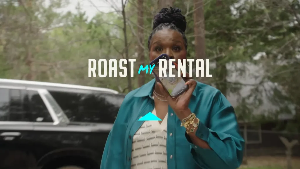 A dated vacation rental interior featured on HGTV's Roast My Rental