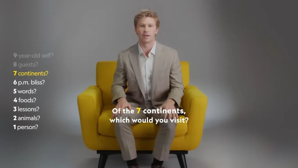 Robert Irwin smiling as he answers a personal Nat Geo 9 question