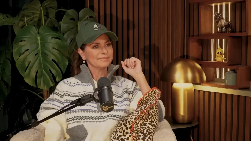 Shania Twain appears on The Romesh Ranganathan Show to discuss Harry Styles, losing her voice, and country music