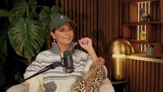 Shania Twain appears on The Romesh Ranganathan Show to discuss Harry Styles, losing her voice, and country music
