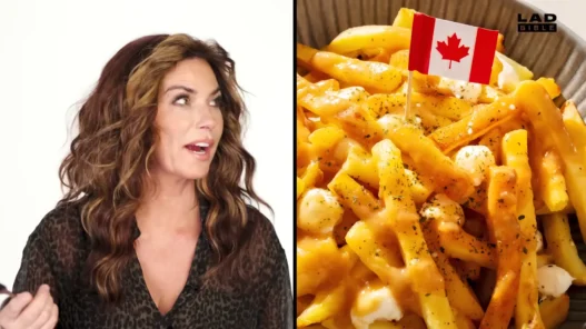 Shania Twain compares Canadian and British food during LADbible’s Snack Wars