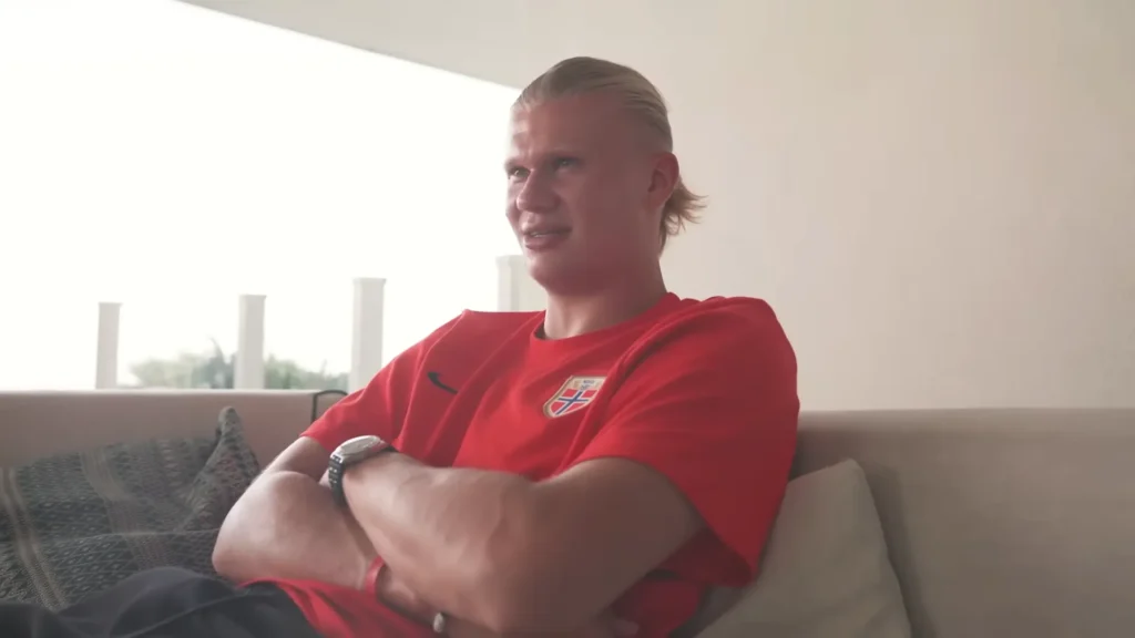 Erling Haaland sharing behind-the-scenes moments from Norway’s World Cup run