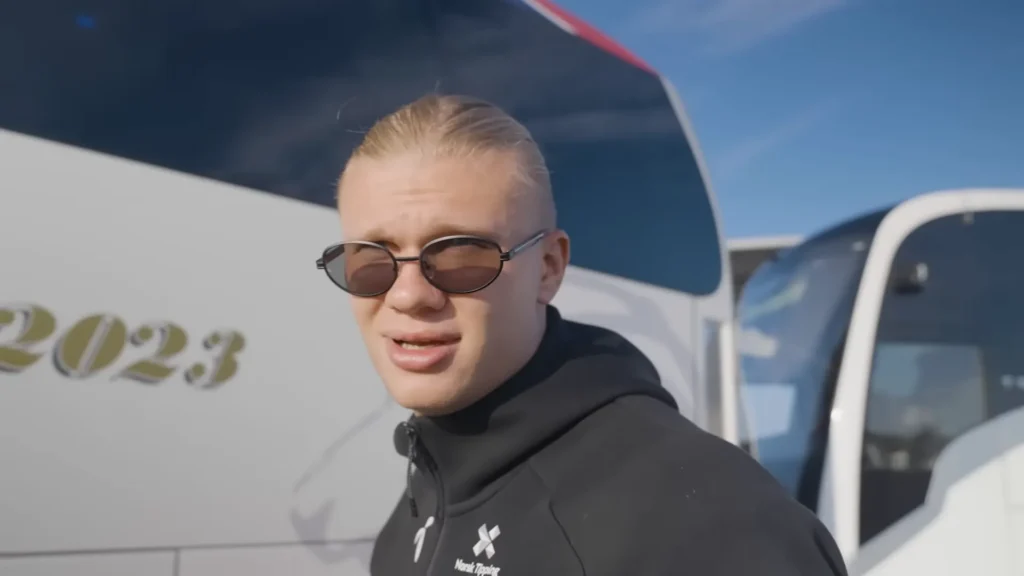 Norway’s national football team celebrating its World Cup homecoming in Oslo